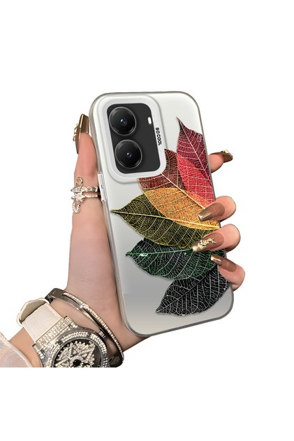 Poco X7 Pro Compatible Hard Acrylic Back Silicone Edge Lens Protection Case