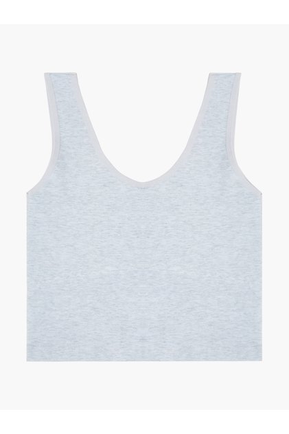 Girls Grey Cotton Cami