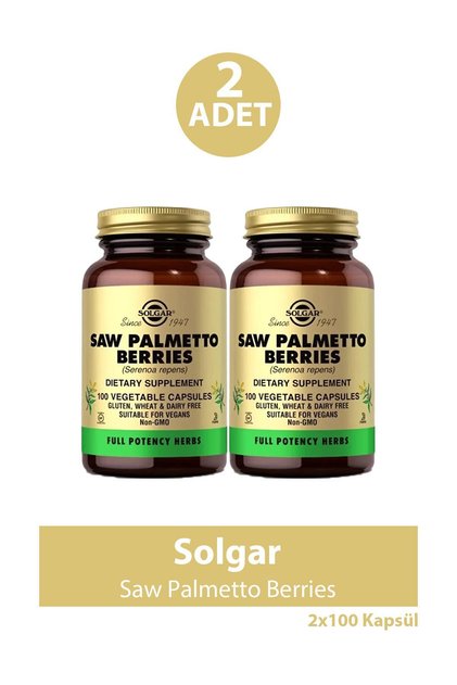 Saw Palmetto Berries 100 Kapsül 2 Adet