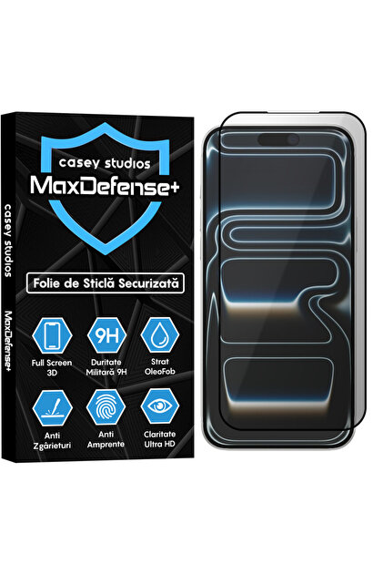 Folie Privacy Apple iPhone 17 Pro Max, Full Cover 3D, Full Glue, HD, Anti Zgarieturi, Anti Socuri