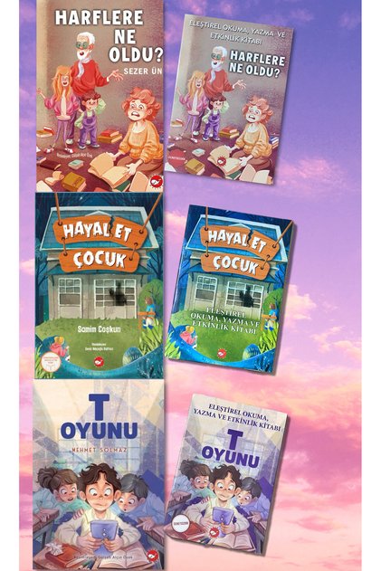 What Happened to the Letters? / HAYAL ET ÇOCUK / T OYUNU (Including Activity Books)