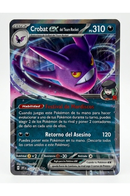 Pokemon TCG Crobat Ex Spanish Original Card- Trendyol