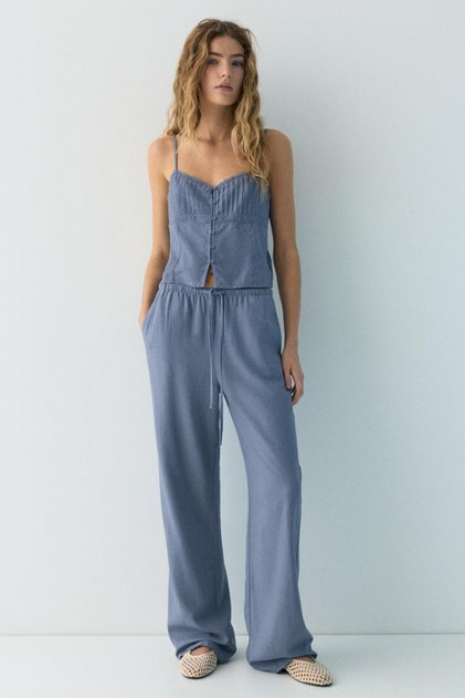 Keten jogger pantolon