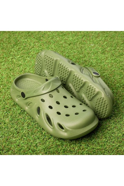 Men's Rubber Summer Perforated Clogs, F101