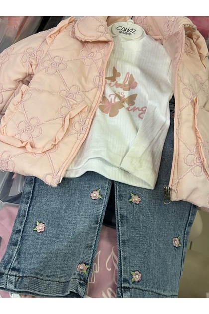 Girls' Jacket, Pants and Sweet 3-Piece Set