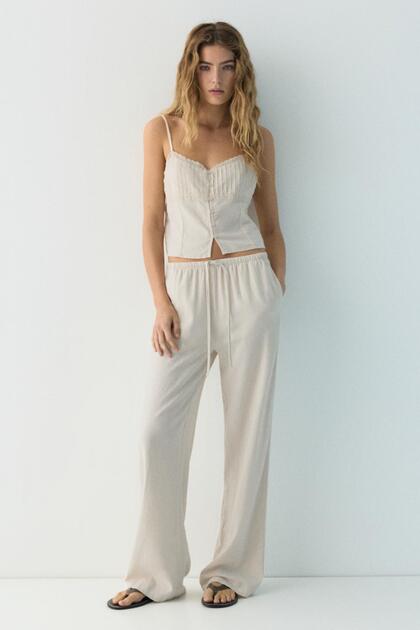 Keten jogger pantolon