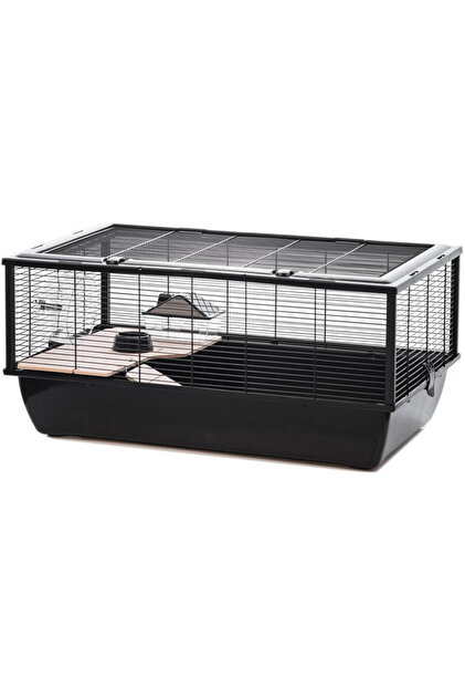 Bob + Wood negru - cușcă pentru hamster