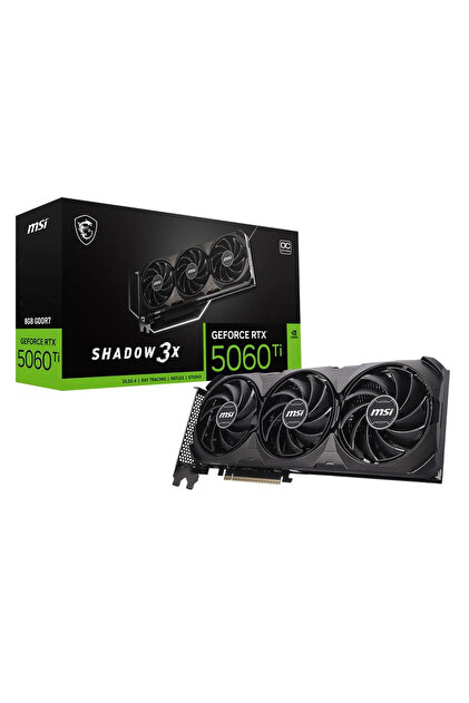 MSI GeForce RTX 5060 TI 8GB Shadow 3X Overclock CLASSIC GDDR7