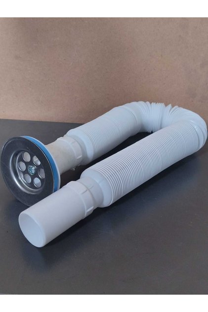 45-134 CM Körüklü Sifon Lavabo Sifonu Evye Hortumu Pis Su Gideri Borusu Lavabo Gideri Gırtlak Boru