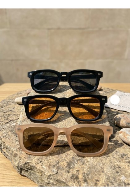 Triple Set Re2303 Rose-Black-Black-Black Orange Sunglasses