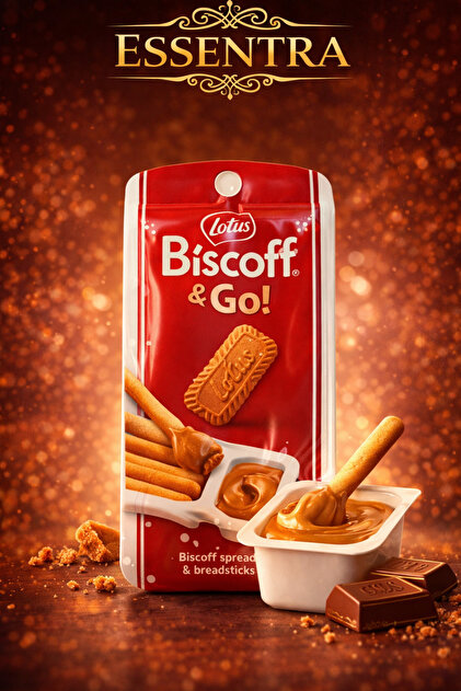Lotus Biscoff & Go Kremalı Bisküvi Çubuk Atıştırmalık