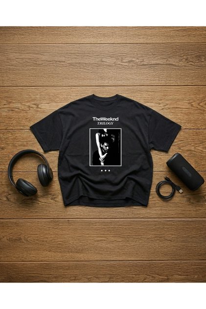 The Weeknd Printed Unisex 100% Cotton Lu Oversized T-Shirt