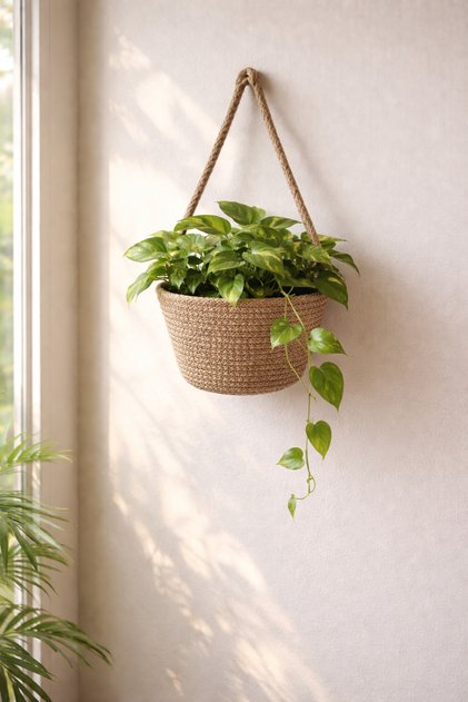 Organizator decorativ multifuncțional pentru coș 20x15 cm PLANTĂ ȘI SUPORT PENTRU PLANTĂRI NU SÃO INCLUSE ÎN PACHETUL Acestuia