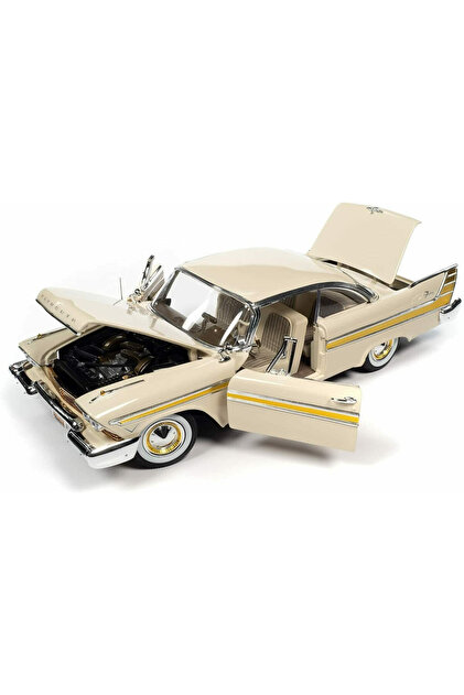 モーターマックス 1/18 1958 クライスラー/プリムス・フューリー 1958 Plymouth Fury Model Review | Motor Max 1:18 Diecast Showcase
