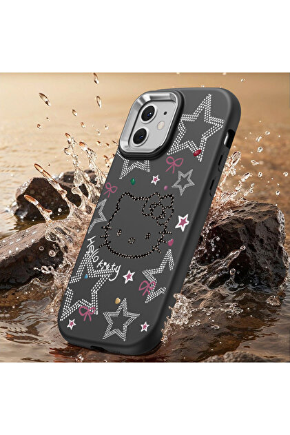 Hontinga Redmi Note 12 Pro 5G Uyumlu Hello Kitty Desenli Kamera