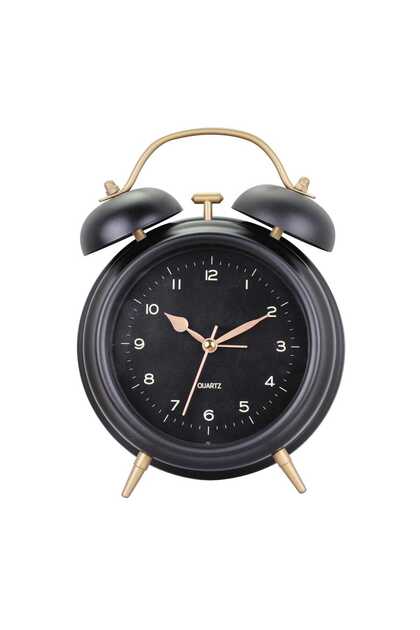 Metal Twin Bell Alarm Clock, Assorted