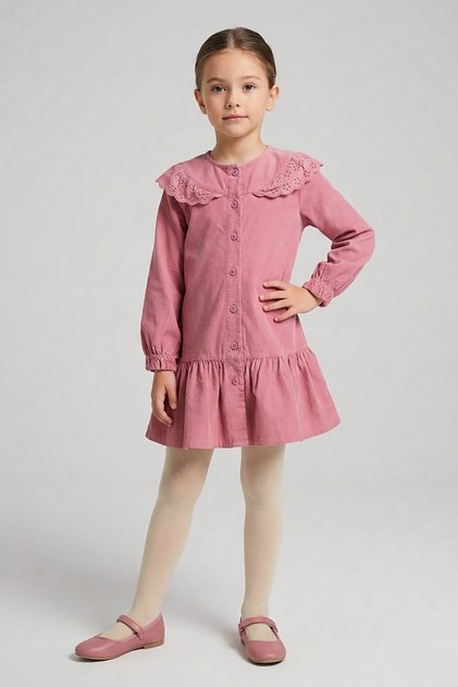 Dmb Girl's Dress Cherry m 9915