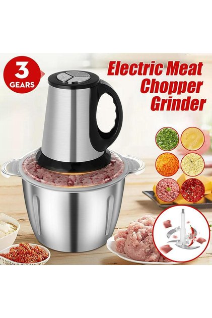 Tocator Electric Multifunctional 50L pentru Carne si Legume, 4 Lame din Otel Inoxidabil