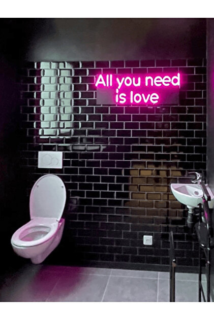 Poznan Lighting All You Need Is Love Yazılı Neon LED Tabela
