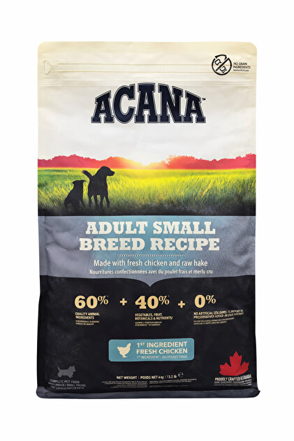 ドッグフード ACANA Adult Small Breed Recipe 6kg Acana Adult Small Breed Recipe Küçük Irk Yetişkin Köpek Maması 6