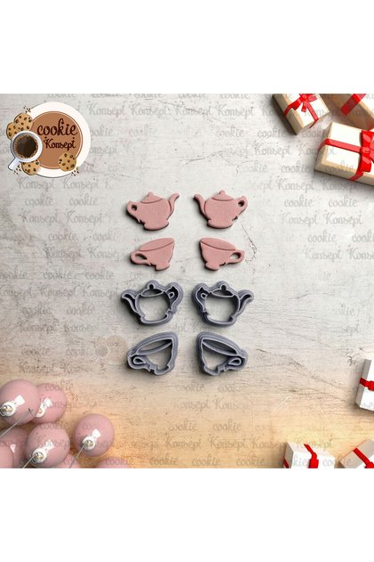 Polymer Clay Mold Set # 75 - Tea | Hobby Doughs Compatible