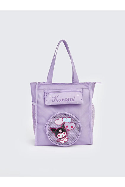 LC Waikiki LCW ACCESSORIES Lila Kuromi Baskılı Kız Bebek Omuz