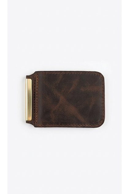 Genuine Leather Para Klipsli Minimalist Wallet