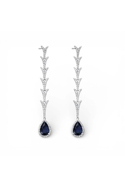 Midnight aurora drop earrings