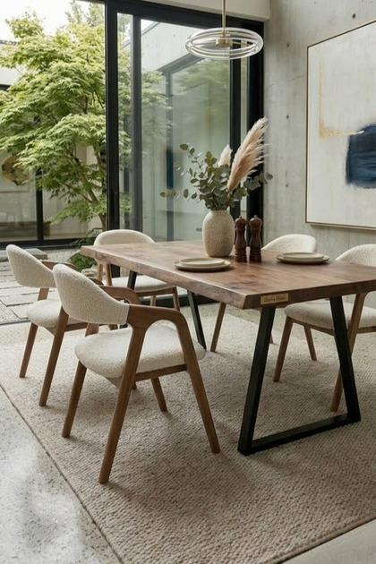 HELLO SUNRISE インテリア Sawoli Home Zürih Ahşap Sandalye - Fiyatı, Yorumları