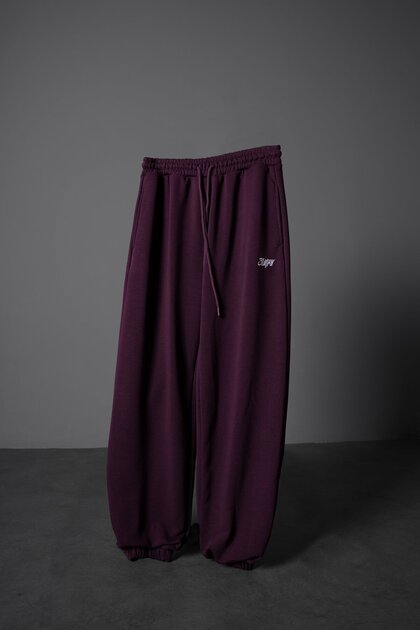 Trening pentru bărbați Prune basic pantaloni jogger