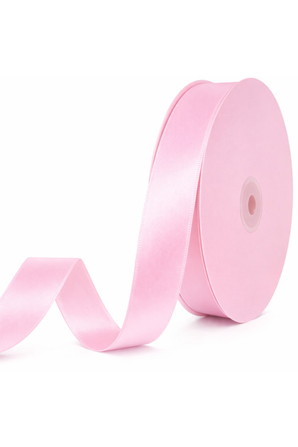 Baby Pink Satin Ribbon 2.5 cm 10 Meters, Bohça Dowry Special Day Gift Decoration Ribbon