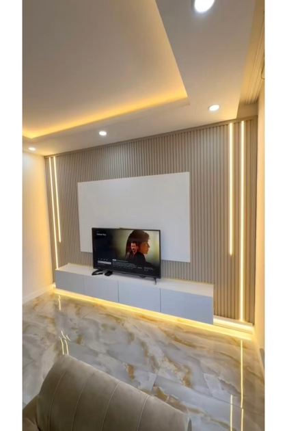 Tv ünitesi komple Set ürünler tamamen mdf 240x250 alan için