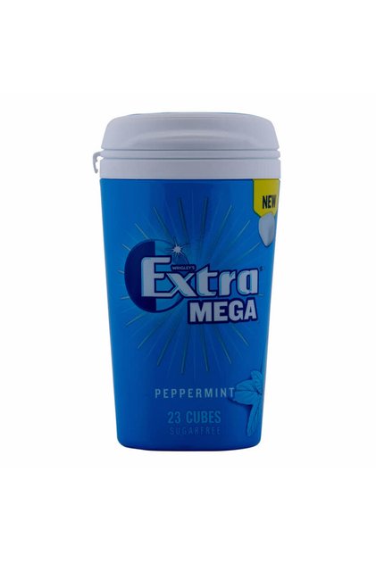 Extra Mega Peppermint Sugarfree Intense Breath Chewing Gum (51.5g)