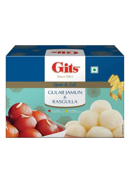 Traditional Sweet Festive Combo Pack (Gulab Jamun + Rasgulla, 500g)