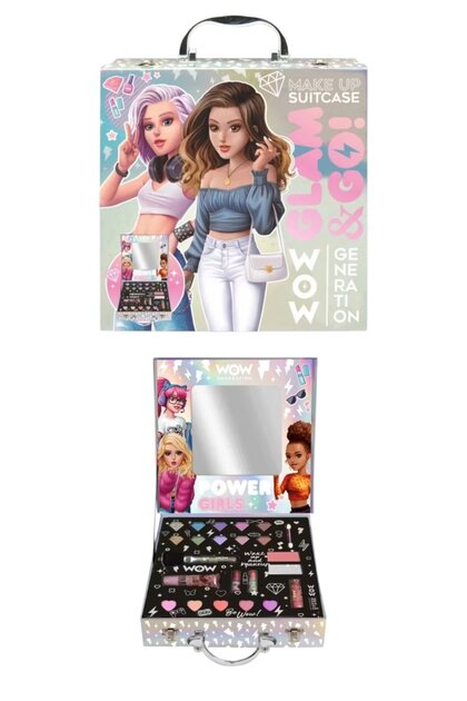 PopŞeker WOW Generation Glam & Go! Işıltılı Makyaj Çantası Seti
