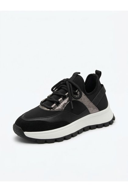 Women's Sneakers Thick Soled Lace-Up Daily Comfortable Sports Shoes