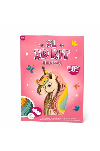 XL 3D Kit Unicorn – Set creativ DIY pentru copii