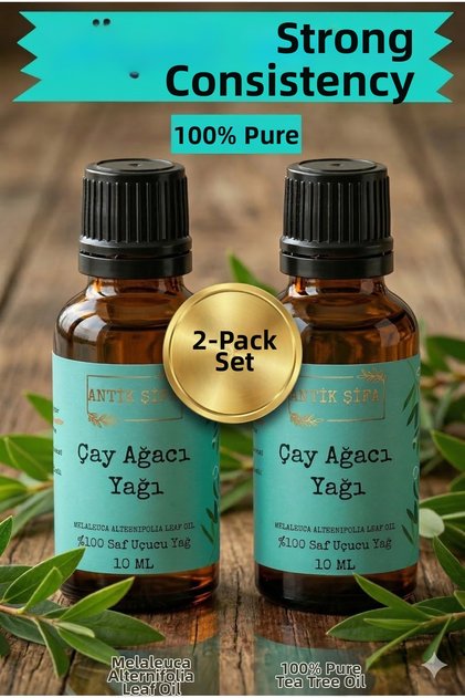Tea Tree Oil (2X10Ml) - 100% Undiluted Natural Tea Tree Essential Oil