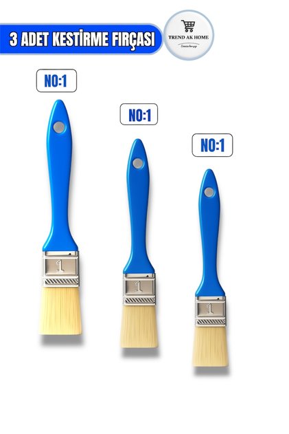 3 Piece Stippling Paint Brush Set No:1 - Stippling Brush