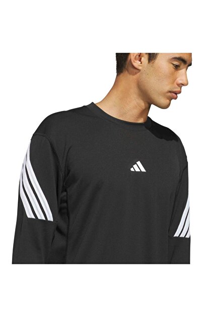 adidas Crazylite Ls Erkek Basketbol Uzun Kollu Tişört JZ9647 Siyah