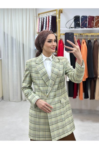 Casual Plaid Jacket