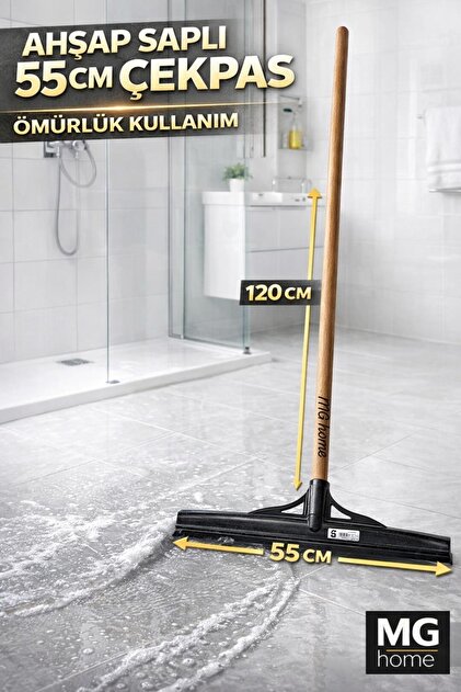 Venon AQUA AHŞAP SOPA Su Çekme Ahşap Saplı 1 TAKIM⭐ TİTİZ ⭐Yer