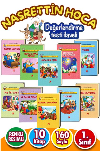 1. Sınıf Nasrettin Hoca Dizisi (8 Kitap)
