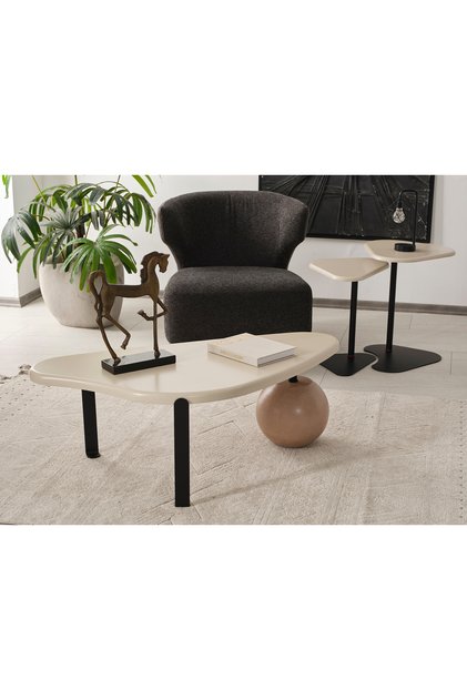 Piano Orta Sehpa Ve Zigon Sehpa Set