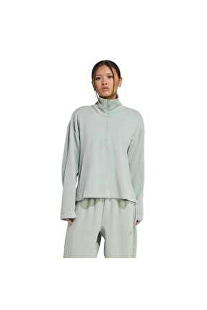 adidas Essentials Teddy Kadın Full Zip Sweatshirt - JW6062