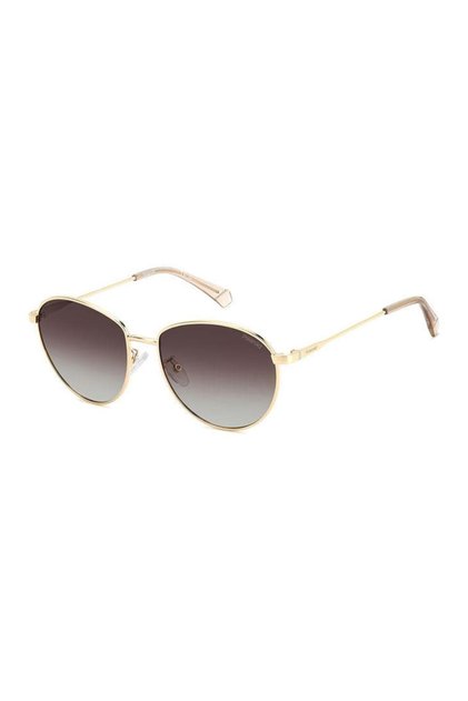 Ochelari de soare damă Polaroid PLD 4171 G/S/X 01Q/LA, aurii, rotunzi, 57 mm