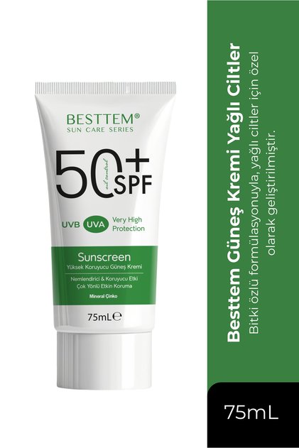 Yüksek Koruyucu Spf50 Güneş Kremi - Yağlı Ve Hassas Ciltler Için 75ml