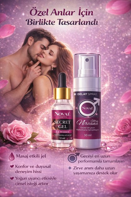 Erkek Uzun Deneyim Spray ve Kadın Zevk Arttırıcı ve U'yarıcı Jel