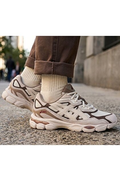 Asics Gel-Nyc Unisex Günlük Ayakkabı 1203A739-251 Bej - Fiyatı