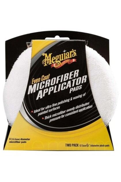 Set de 2 aplicatoare din microfibră, tampoane aplicatoare din microfibră Meguiar's Even Coat